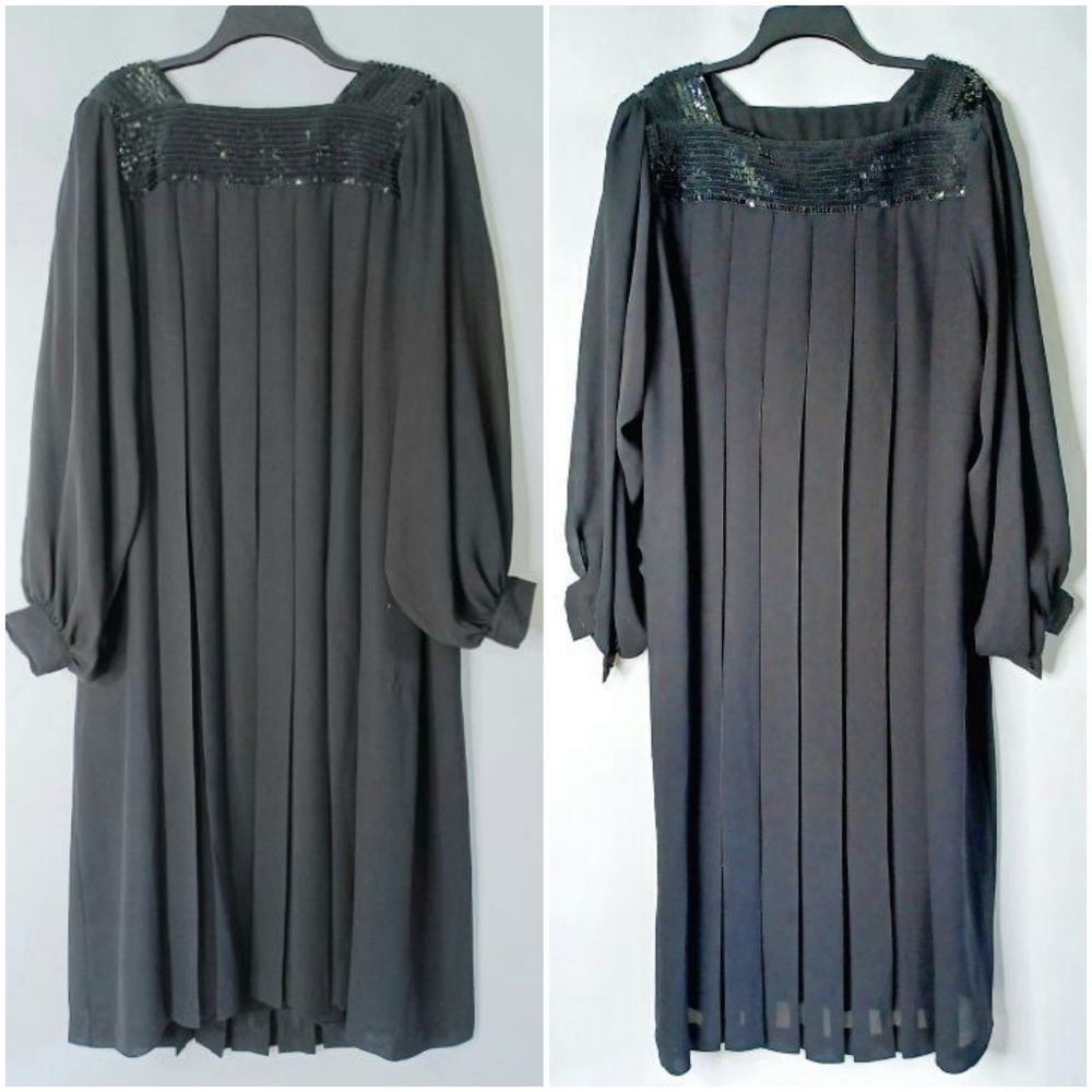 Check California Plus Size 3X Little Black Dress Excellent Flattering